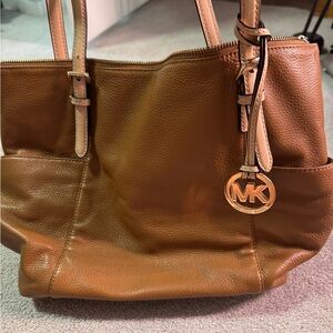 Michael Kors Brown Leather Tote
